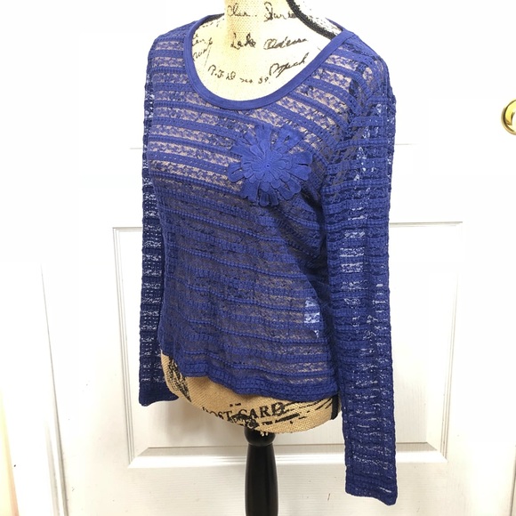 Karen Kane Lace Blouse Size Large - Picture 2 of 5